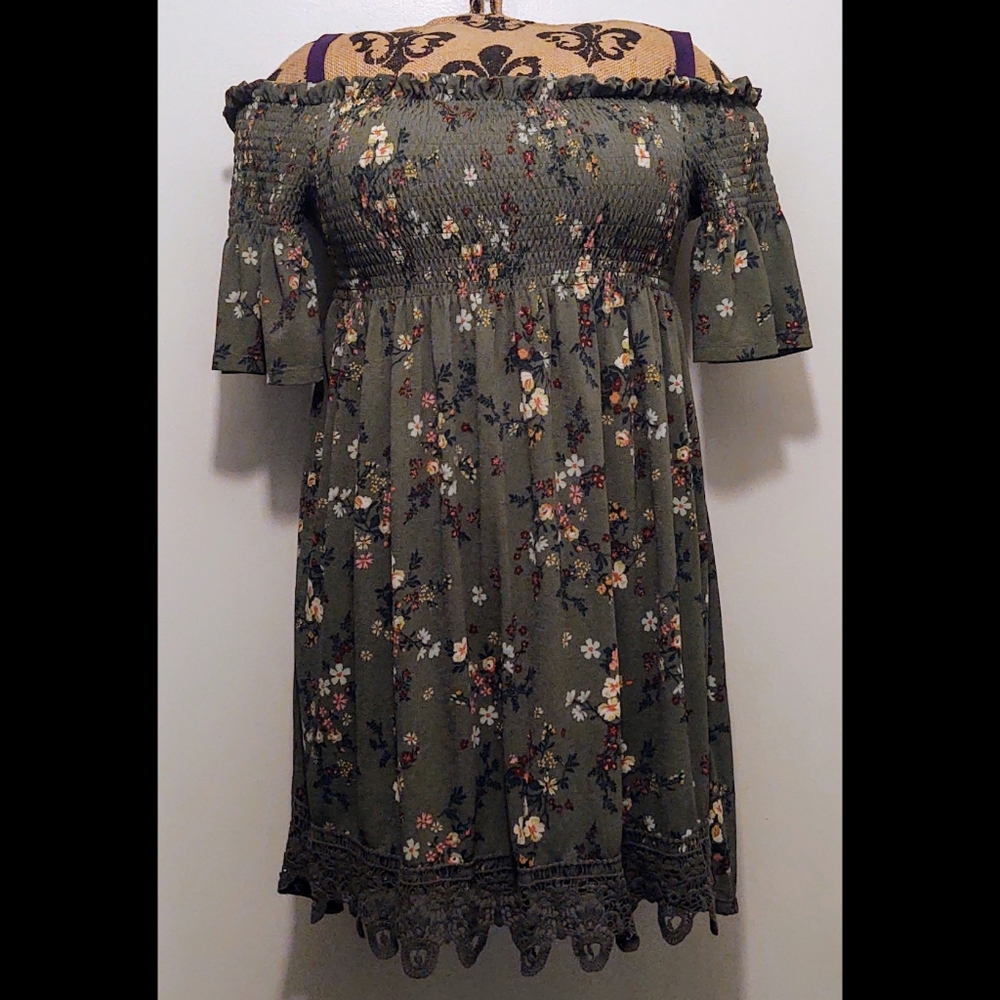 Xhilaration (Target) Floral Mini Dress
